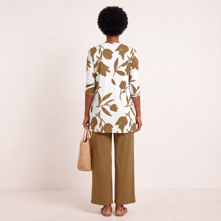 Ivy Three-Piece Set Brown back