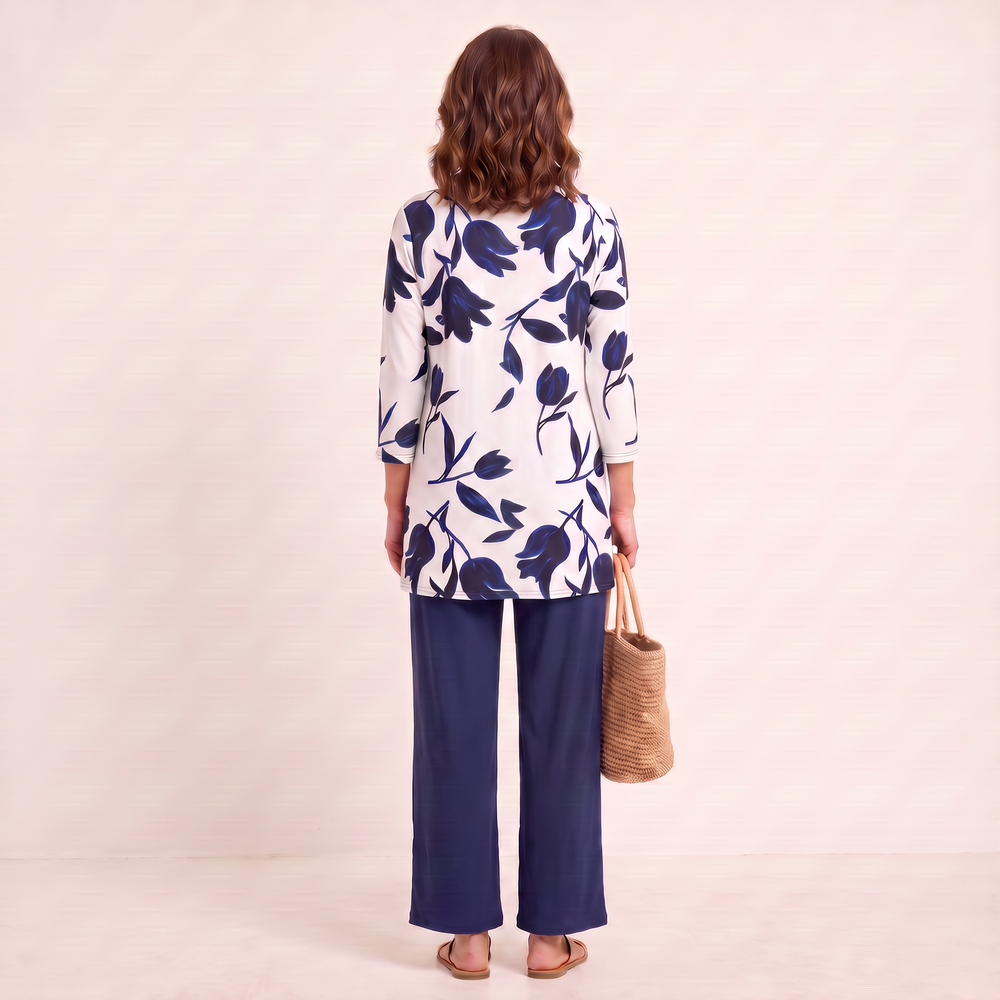 Ivy Three-Piece Set Blue back