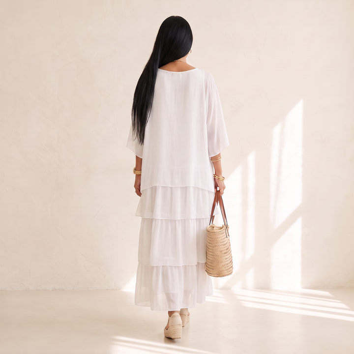 Sophie Maxi Dress White back