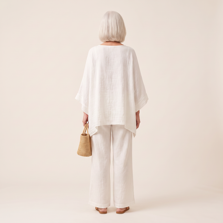 Cristina - White - back