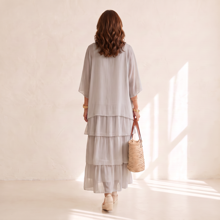 Sophie Maxi Dress Grey back