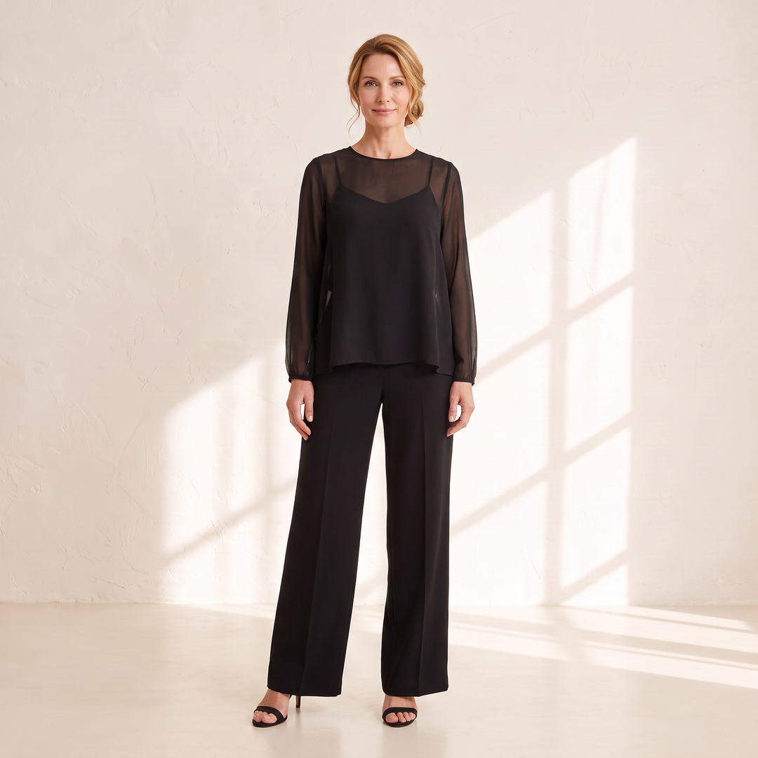 Gisela Three-Piece Set Black front