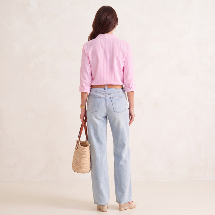 Yasmine Blouse Pink back