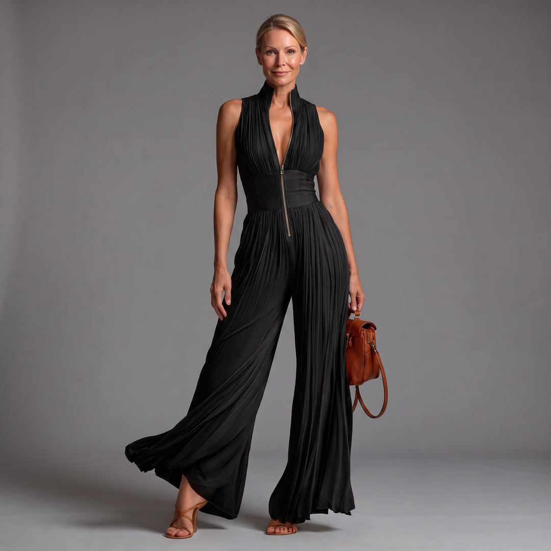 Laure Jumpsuit Black front