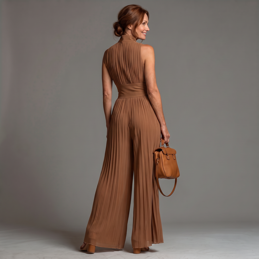 Laure Jumpsuit Brown back