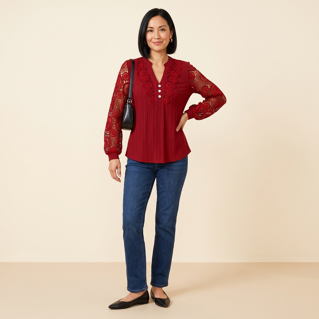 Celine Burgundy front
