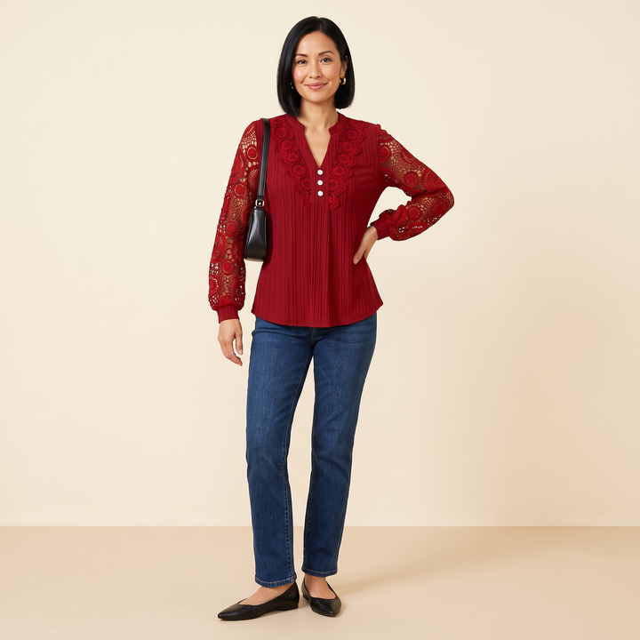 Celine Burgundy front