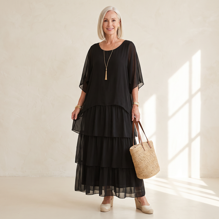 Sophie Maxi Dress Black front
