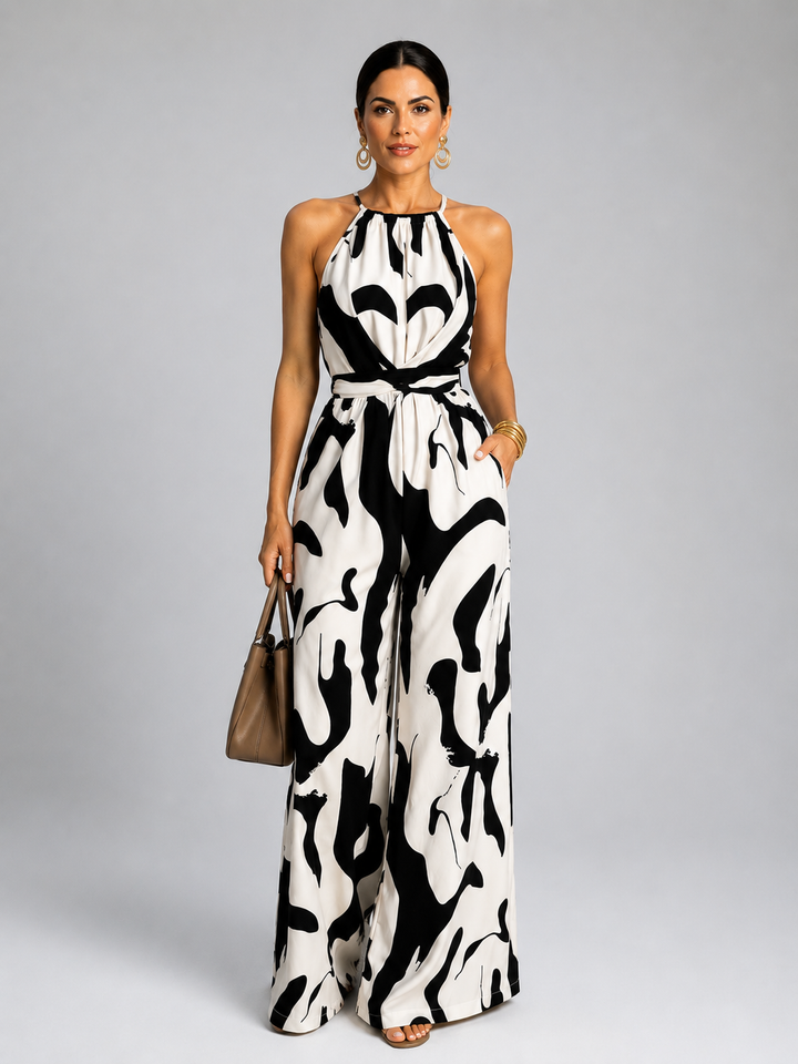 Luna | Elegant Halter Jumpsuit
