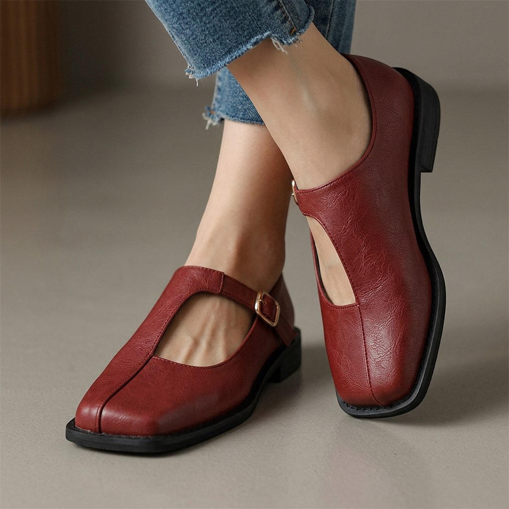 Rosalie | T-Strap Flats
