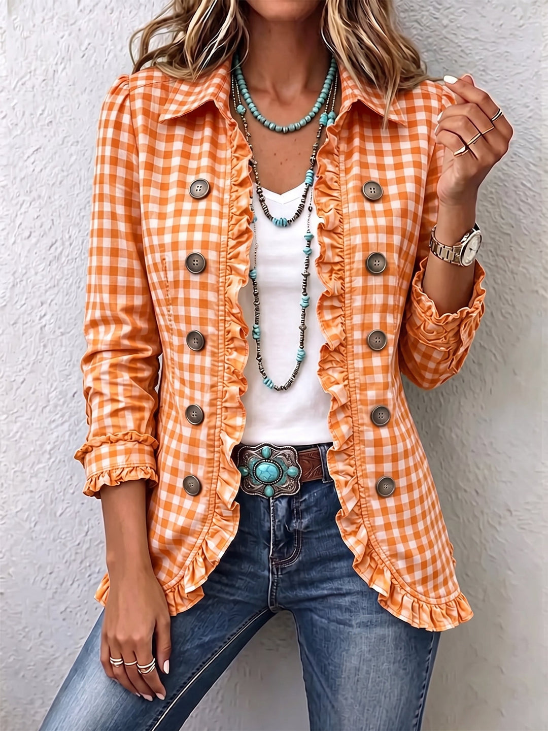 Menta | Check Jacket