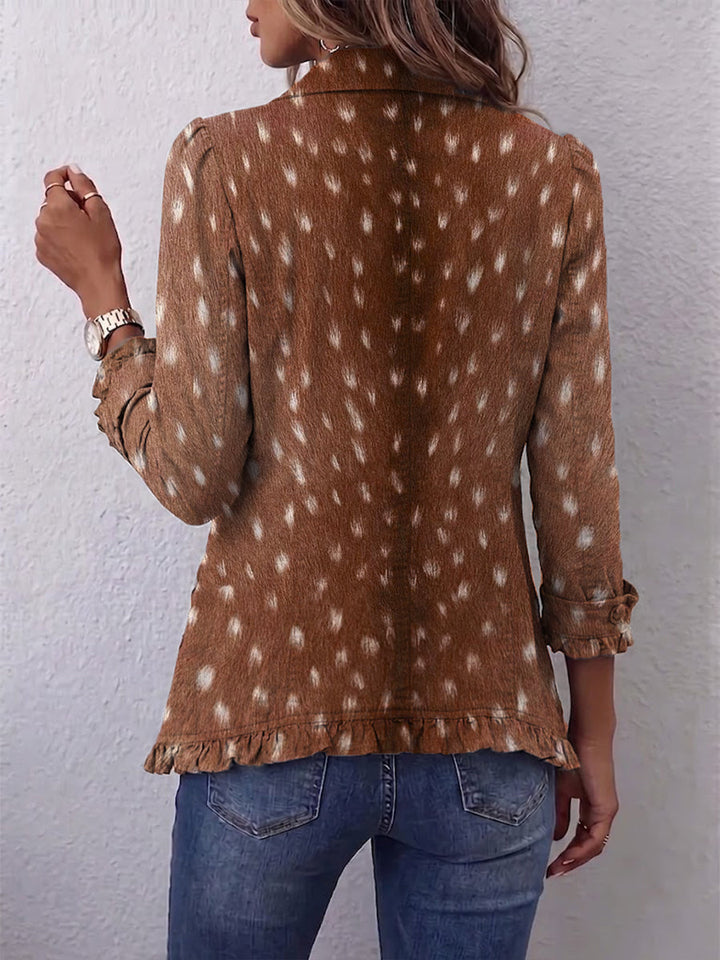 Bruna | Animal Print Jacket