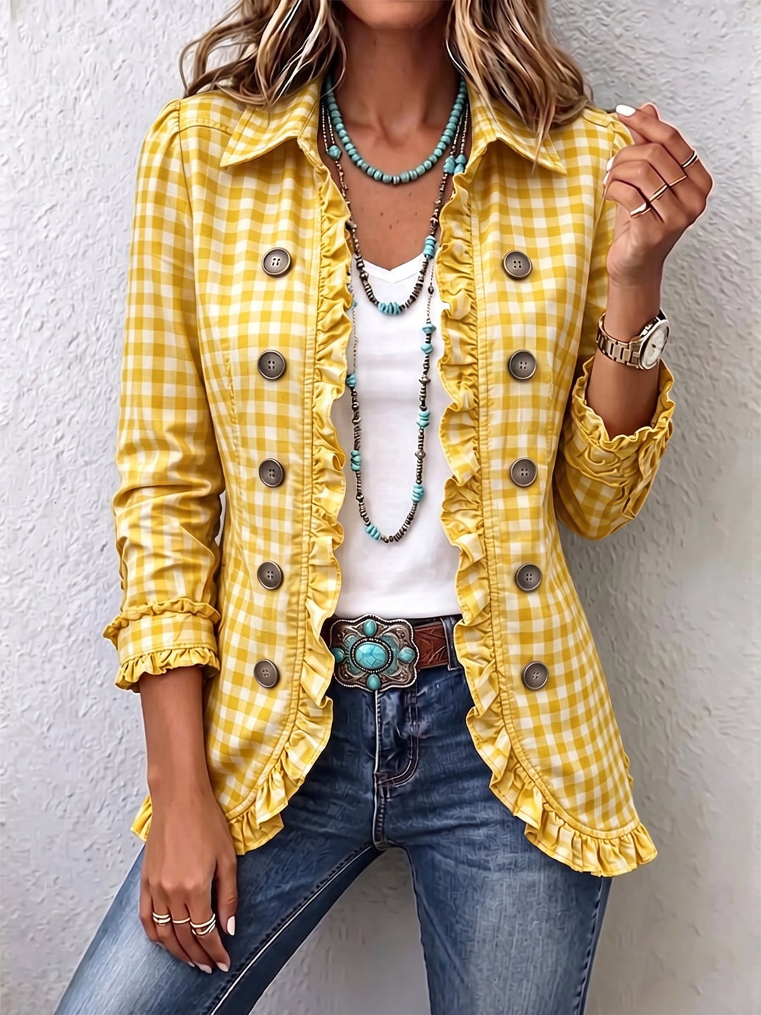 Menta | Check Jacket