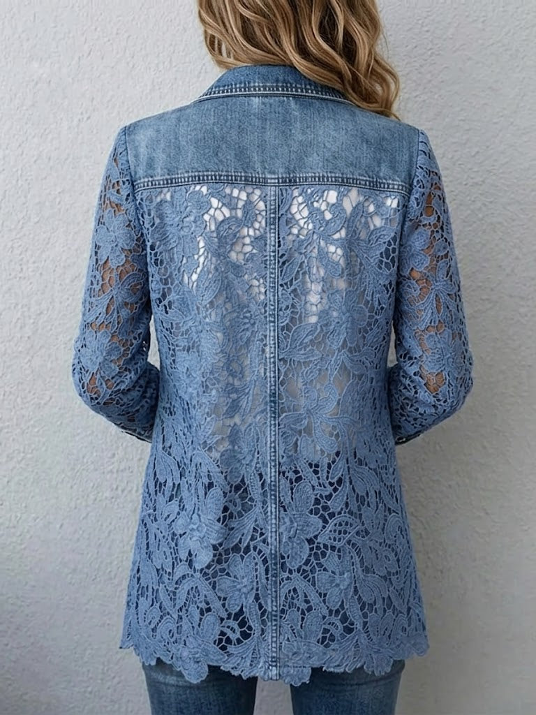 Alicia | Floral Lace Blazer