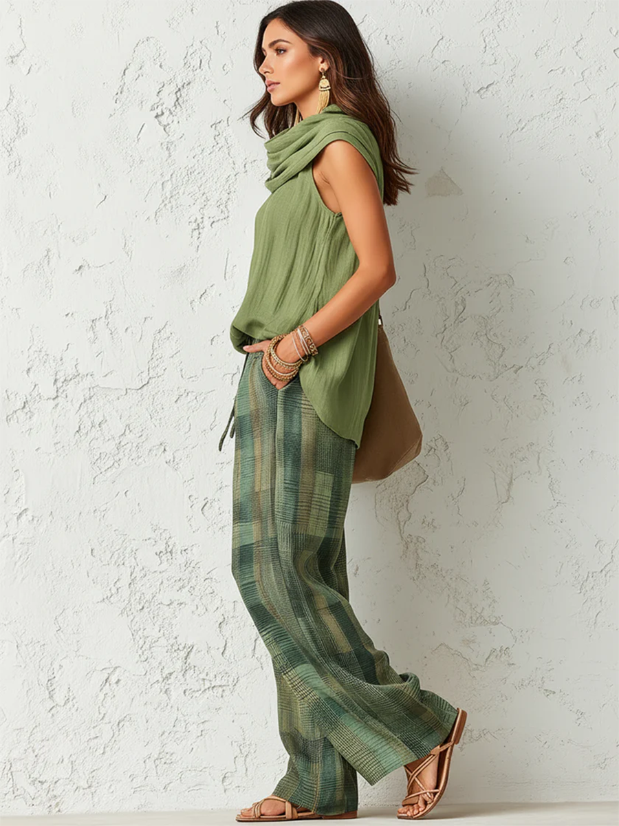 Noor | Wide-Leg Two-Piece Set