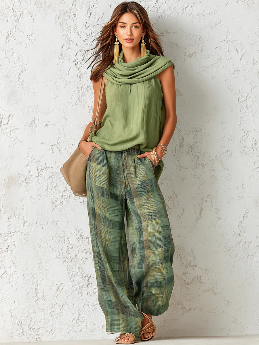 Noor | Wide-Leg Two-Piece Set