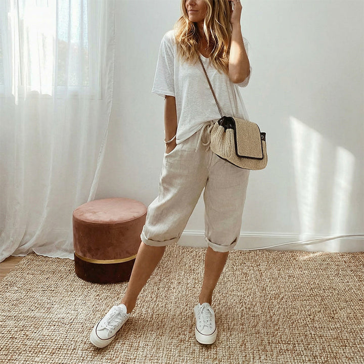 Livia Crema | Capri Pants