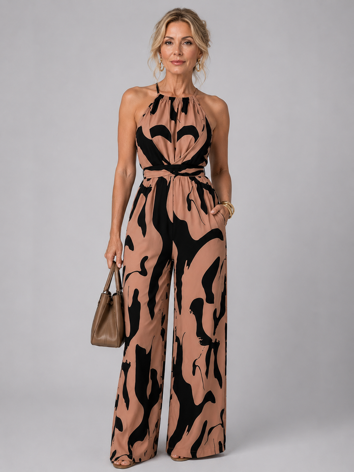 Luna | Elegant Halter Jumpsuit