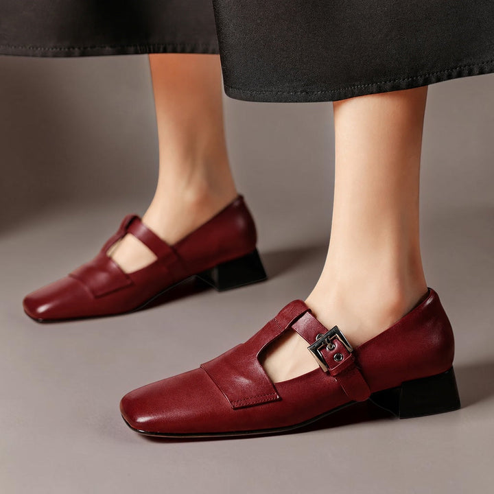 Veyra | T-Strap Heels