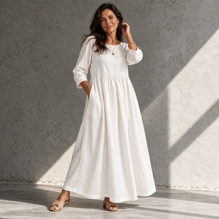 Zephyrelle | Vintage Denim Maxi Dress