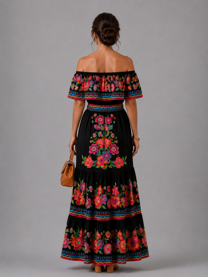 Fiora | Off-Shoulder Maxi Dress